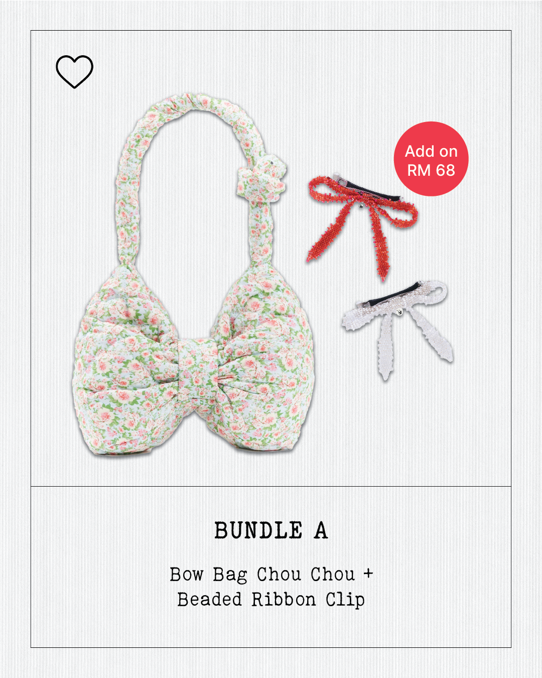 Chou Chou Bag + Ribbon Clip