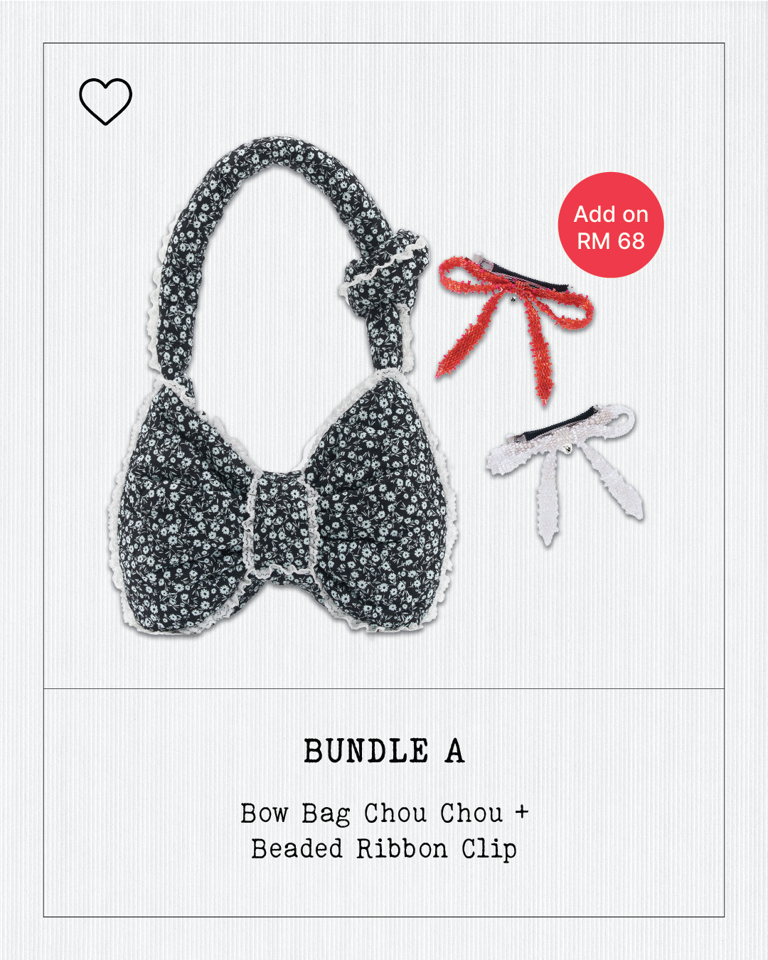 Chou Chou Bag + Ribbon Clip